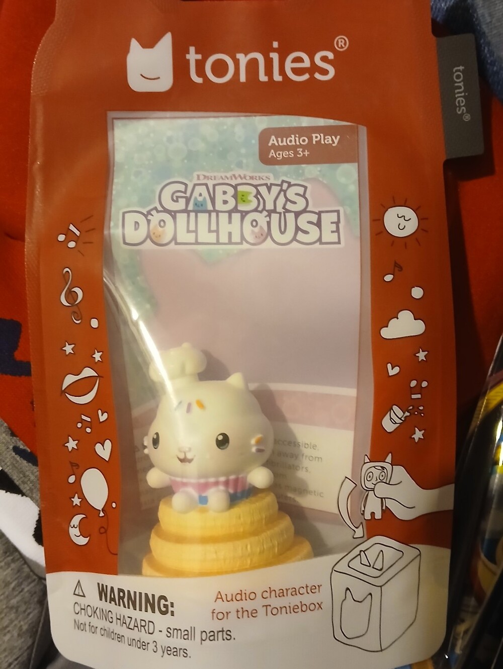 Tonies Gabby’s Dollhouse Audio Figure - White & Yellow